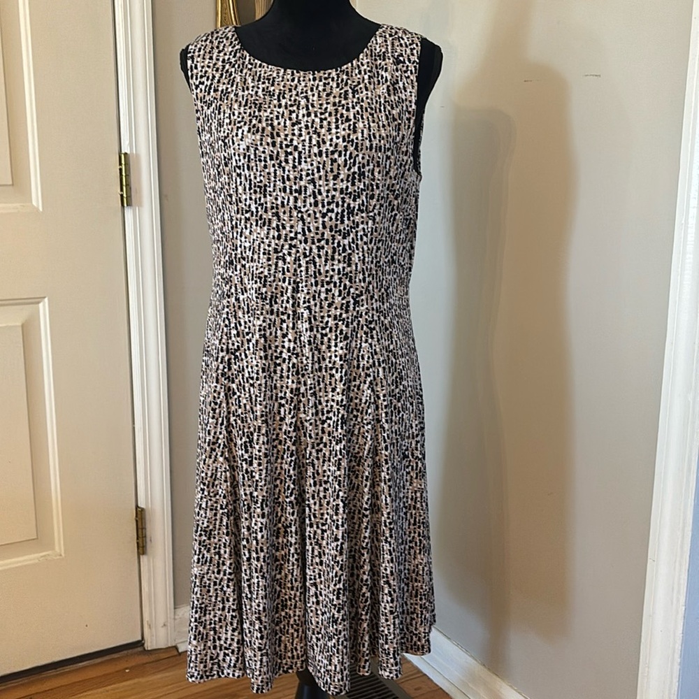 Jessica Howard Sleeveless Swing Dress Size 14p